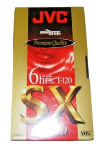 Cinta VHS JVC T-120SXB 6 horas (modo EP) - Imagen 1 de 2