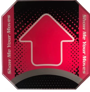 Dance Dance Revolution DDR Arcade Pad Arrow Acrylic Panel - Pink - Picture 1 of 5