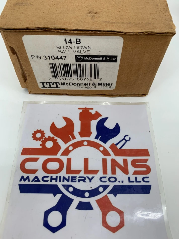 McDonnell & Miller 310447 Model 14b - Blow Down Valve