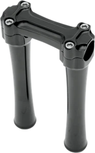 TODD'S CYCLE Risers - Bone - 8" - Black BBC83-2 - Picture 1 of 1
