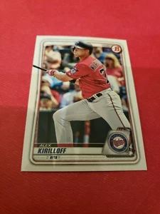 Alex Kirilloff 2020 Bowman Paper Base Minnesota Twins , #BP-80 - Picture 1 of 3