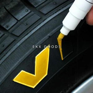 Tire Ink Permanent Marker Tyre Lettering Paint Pen USA Seller TOYO 4 Pack Yellow - Picture 1 of 8