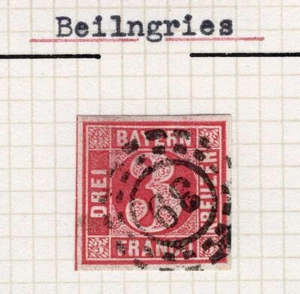 Bayern Número De Registro OMR 39 Beilngries Gest. (BA0664 - Imagen 1 de 1