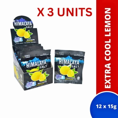 36x Sal del Himalaya Deporte Caramelo Menta Limón Extra Fresco Alivio Garganta Refrescante 15g Foto 1 de 4