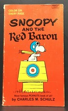 Vintage 1966 Snoopy Red Baron Charlie Brown! Charles M. Schultz Paperback Book