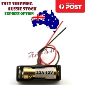 10pcs A23 Battery Holder Black 12V A23 Charger Holder Box Case Wires - Picture 1 of 4