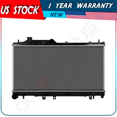 Radiador de aluminio compatible con 2014 2013 2012 2011 2010 2009 2008 Subaru Impreza MT Foto 1 de 2