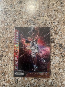 2016-17 Panini Prizm Explosion Prizms Ruby Wave #14 LaMarcus Aldridge