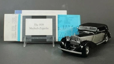 Franklin Mint 1939 Maybach Zepplin 1:24 w/Orig Paperwork - Image 1 of 4