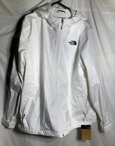The North Face Millerton Dryvent Hooded Shell waterproof Jacket Men's White  XL - Picture 1 of 15