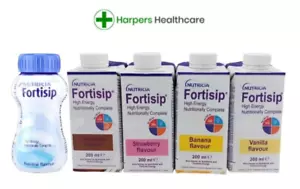 12 x 200ml Nutricia Fortisip High Energy (Choose Flavour) FREE P&P - Picture 1 of 3