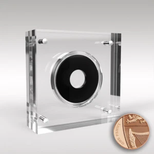 Espositore porta monete acrilico 1p 20,3mm Royal Mint - Foto 1 di 8