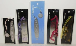 NEW: (5) Sacchi Inspirational Bookmarks with Tassels - - - - FREE SHIPPING - Picture 1 of 4