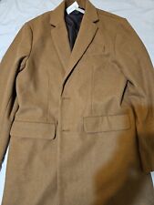 Men's Banana Republic Wool Blend Overcoat Top Coat - New LARGE