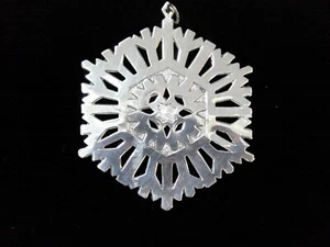Vtg 1972 MMA Metropolitan Museum of Art Sterling Silver Snowflake Ornament 28.1g - Picture 1 of 8