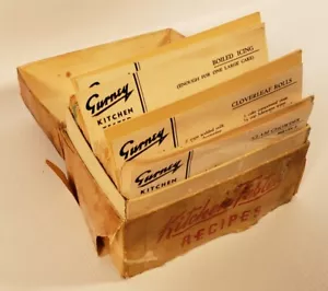 Vintage Recipes Gurney Kitchen Tested Recipe Box 1950s Range Advertisement A36 - Picture 1 of 9