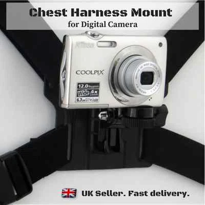 New Universal Chesty Chest Strap Harness Mount Holder for Digital Camera DSLR - Image 1 of 4