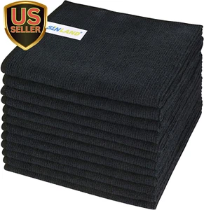 Microfiber Cleaning Cloth Absorbent Dish Cloth Kitchen No Streak Dish Rags Glass - Picture 1 of 7
