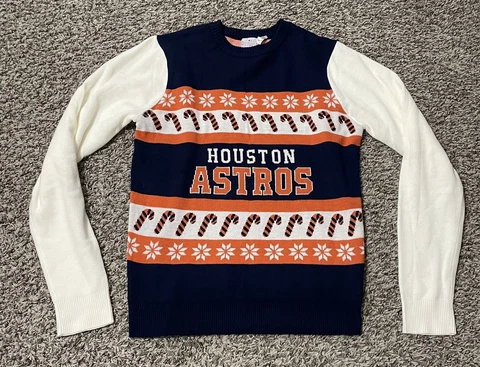 MLB Genuine Merchandise Houston Astros Ugly Sweater Women's Medium Christmas Cover