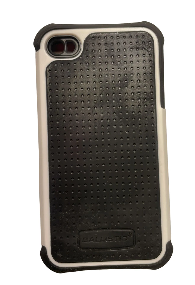 Баллистическая оболочка гель SG серии поликарбонат чехол для iPhone 4/4s черный белый - Изображение 1 из 4