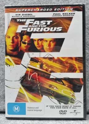 NEW: THE FAST AND THE FURIOUS Movie SUPERCHARGED EDITION DVD R4 PAL Free Post - Image 1 of 2