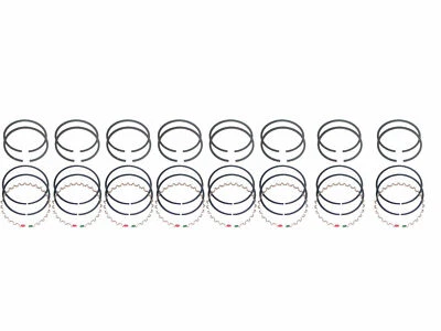 Piston Ring Set 1967-1969 American Motors AMC 343 V8 CAST RINGS 67 68 69 - Image 1 of 2