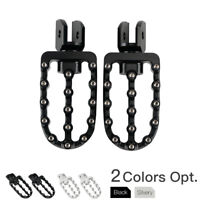 NICECNC Black 360° Adjustable Foot Pegs Enlarge Offroad Motocross Footrest Pedals Pegs Replace F650GS,F700GS,F800GS,R850GS,R1100GS,R1150GS,R1200GS,SEE FITMENT! 