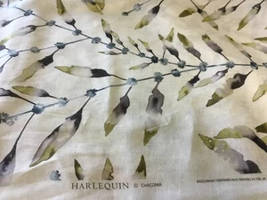1 meter  Sanderson design fabric remnant   100% linen voile - Picture 1 of 5