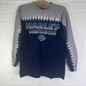 Vintage Harley Davidson T-Shirt Large Tie Dye Longsleeve Stuart Florida Single S - Bild 1 von 10