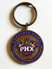 Phoenix Suns NBA Basketball Metal Purple Gold Round Keychain