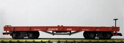 LGB 4060 Denver & Rio Grande Flat Freight Car  no stakes - Image 1 of 4