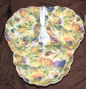 Royal Danube Obst Design geteilt Bonboniere mit Griff - Bild 1 von 2