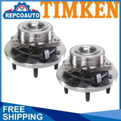Buje de cojinete de rueda delantera Timken 2 piezas para Chevrolet Silverado 3500 GMC Sierra G2 Foto 1 de 4