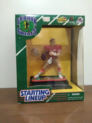 1997 Starting Lineup Gridiron Greats Joe Montana Figure San Francisco 49ers Cover