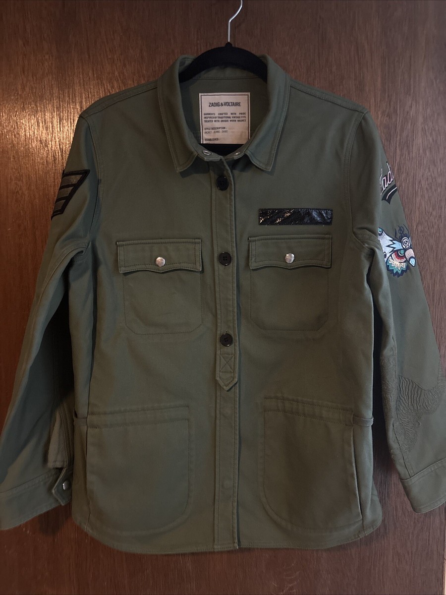 Zadig & Voltaire Military Jacket Coats, Jackets & Vests for Zadig & Voltaire Military Jacket Coats, Jackets & Vests for