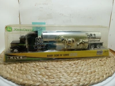 John Deere Dairy Semi W/ Cows Ertl 60th Anniversary Die-cast  And  Plastic Hoy & - Image 1 of 4