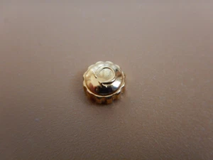 OMEGA KRONE GELBGOLD PLATTIERT CROWN Diam 5 mm SCHAFT 0,9 mm Ep 2,5 Röhre 2 mm - Bild 1 von 5