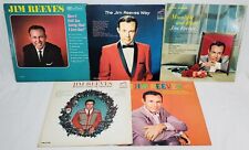 JIM REEVES Lot Of 5 Classic Vinyl Records  12” 33 RPM Vintage Country LP Records