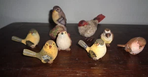 8 Resin Bird Lot - Picture 1 of 4