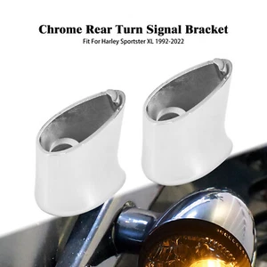 Soporte de montaje de luz de señal de giro trasera corta para Harley Sportster XLH883 92-22 - Imagen 1 de 10