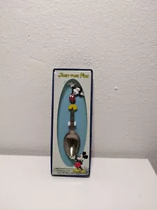 VTG COLLECTIBLE MICKEY MOUSE Souvenir Spoon - Genuine Walt Disney "MICKEY" Stamp - Picture 1 of 7