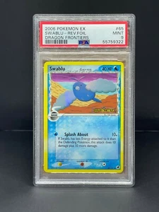 Pokemon Ex Dragon Frontiers Swablu Reverse Holo PSA 9 MINT #65 - Graded Card - Picture 1 of 2