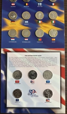 The 50 State Quarters and Euro Coin Collection - Image 1 of 4