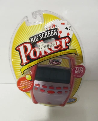 Radica Games Poker Pantalla Grande Electrónico Portátil 3 Juegos en 1 Juego Foto 1 de 4