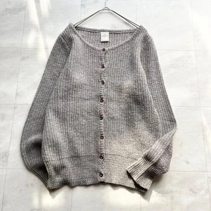 Cárdigan ICHI / ICHI Antiquites mezcla de lana gris excelente estado - Imagen 1 de 10