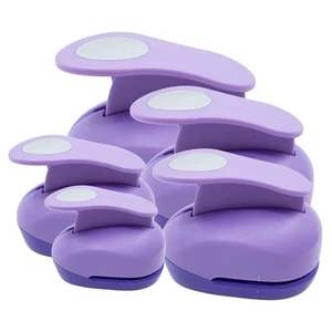 Circle Punch Paper Hole Puncher Set - 5PCS Round Paper Punches, Handmade Scra... - Picture 1 of 6