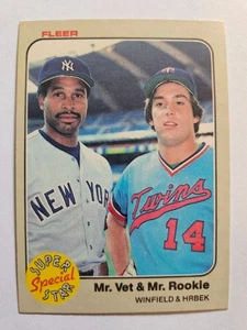 1983 FLEER MR VET & MR ROOKIE DAVE WINFIELD/KENT HRBEK #633 NM - Picture 1 of 1