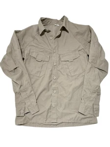 Kitanica THE OVERSHIRT camicia uomo XL lunga kaki sabbia manica lunga tattica bottoni - Foto 1 di 11