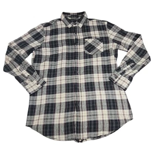 Camicia di flanella 21 uomo LG *Piena zip posteriore* a quadri autunno inverno accogliente Lumberjack usata in ottime condizioni - Foto 1 di 10