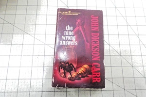 THE NINE WRONG ANSWERS BY JOHN DICKSON CARR 1962 BANTAM BKS CLASSIC MYS PB - Bild 1 von 3